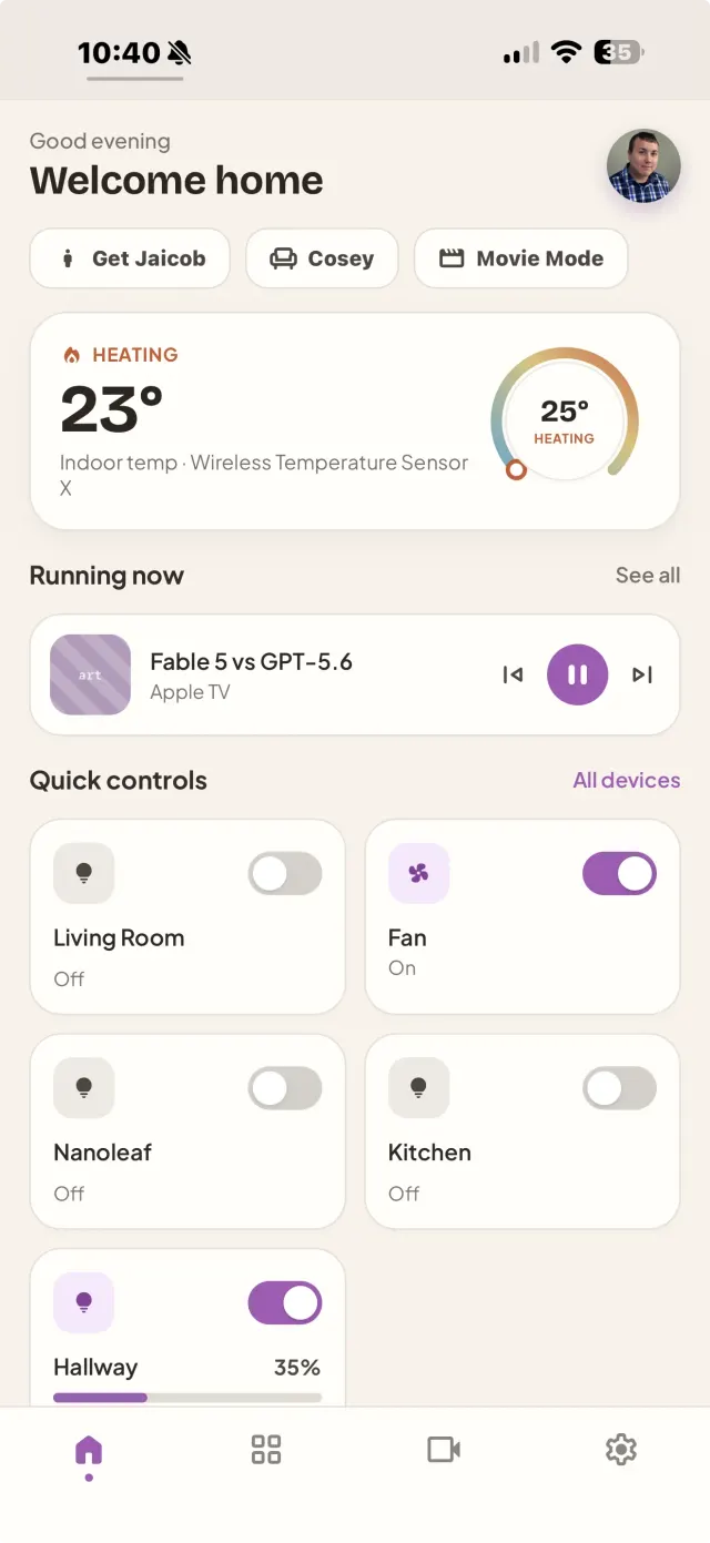 Mobile Home Dashboard screenshot 1